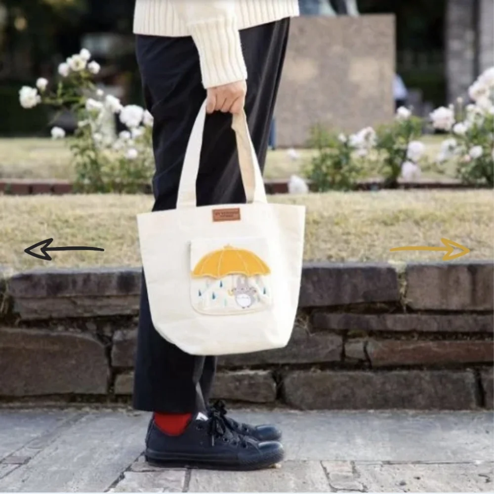 NWT My Neighbor Totoro Small Canvas Bag - Picture 7 of 7